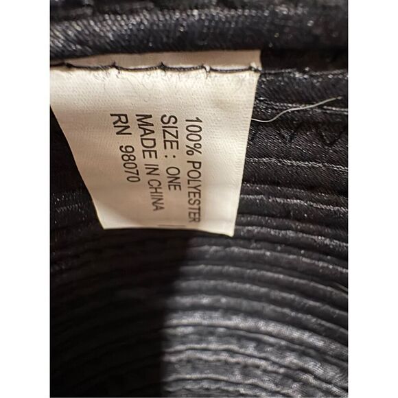 Womens Black Bucket Hat, Medium size, Versatile, Lightweight - Picture 4 of 4